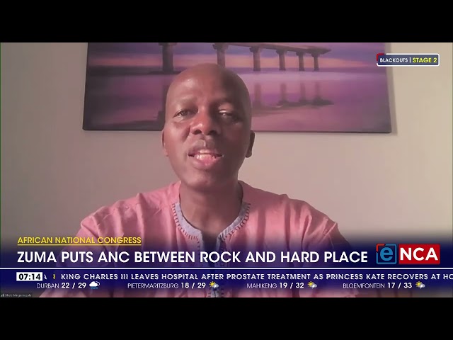 Zuma puts ANC between rock and hard place, says political analyst