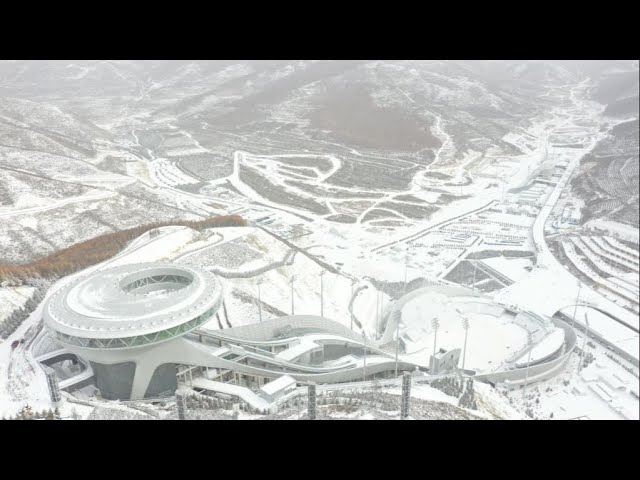 Live: Explore charming view of Winter Olympic park of Chongli