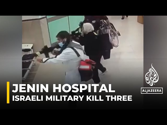 CCTV footage shows Israeli special forces infiltrating Jenin hospital