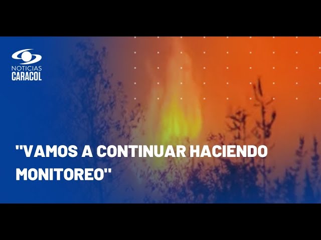 Incendio en Sopó fue controlado en un 80%: cortocircuito en un cableado causó la emergencia