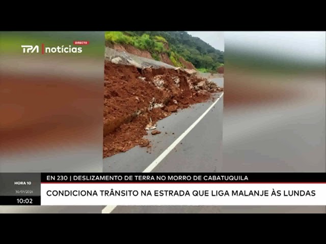 EN 230 - Condiciona trânsito na estrada que liga Malanje às Lundas