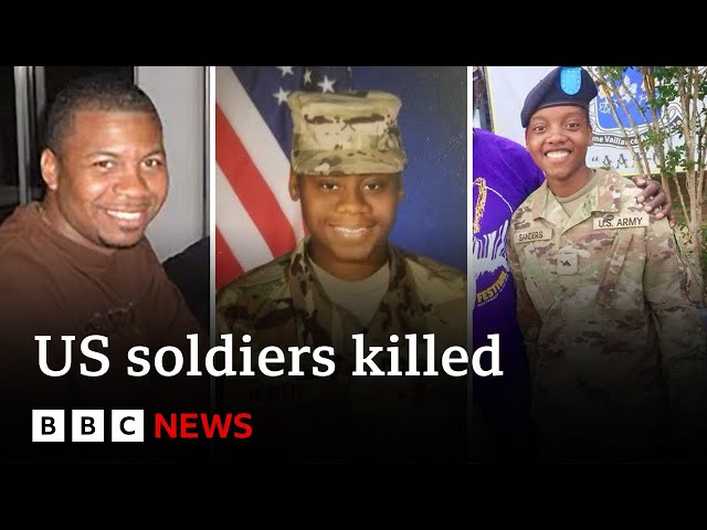 US soldiers killed in Jordan drone attack named | BBC News