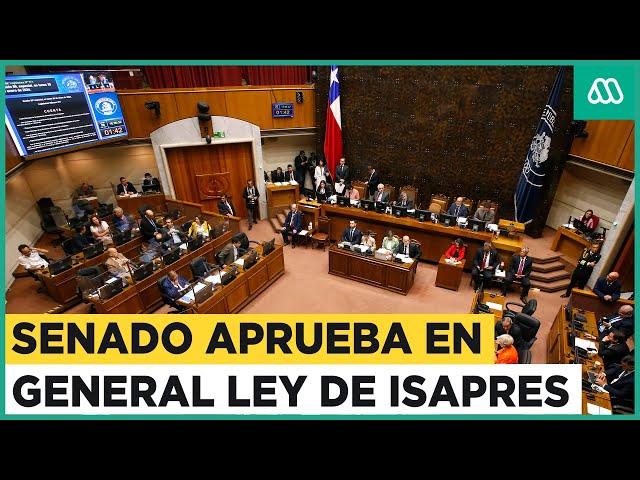 Senado aprueba en general ley corta de Isapres: ¿Qué pasos faltan en el Congreso?