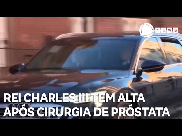 Rei Charles III tem alta após cirurgia de próstata