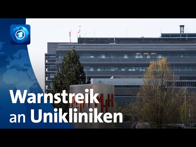 Ärzt:innen an Unikliniken im Warnstreik