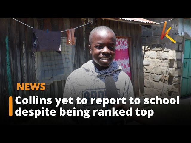 ⁣Collins Ogong’o yet to report to secondary school despite being ranked top in Nanyuki