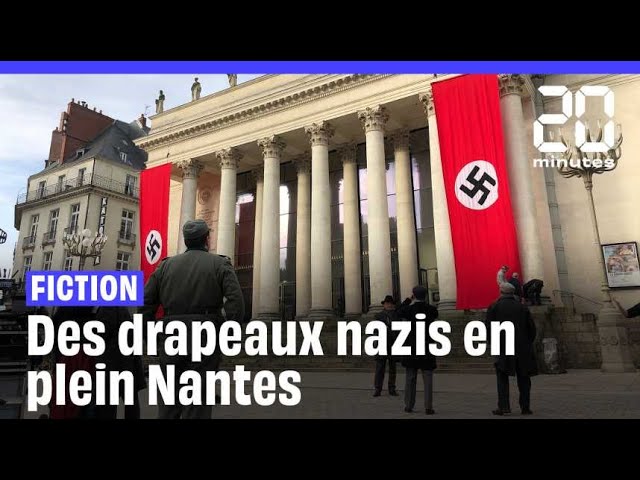 Nantes : Pourquoi un drapeau nazi a-t-il été hissé en plein centre ville ? #shorts