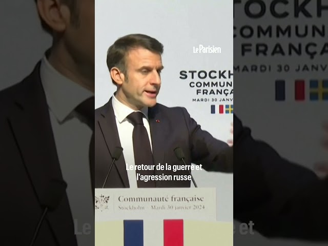 Face à la menace russe en Europe, Macron veut renforcer sa coopération militaire avec la Suède