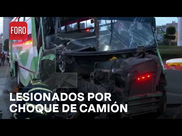 Choca camión de transporte público contra pipa en Iztapalapa - Estrictamente Personal