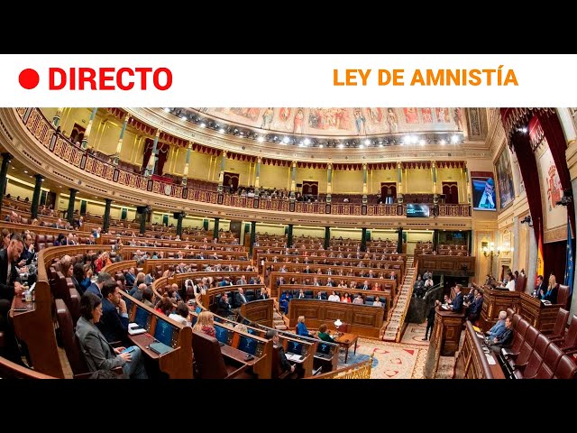 CONGRESO  EN DIRECTO: El PLENO vota la LEY de AMNISTÍA que JUNTS podría rechazar | RTVE