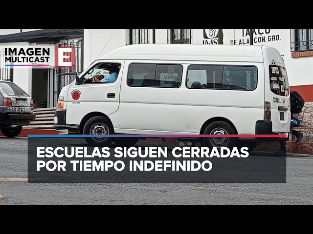 Transporte público vuelve a circular en Taxco, Guerrero