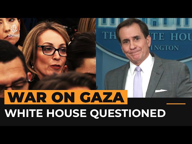 Al Jazeera reporter presses White House about Middle East | Al Jazeera Newsfeed