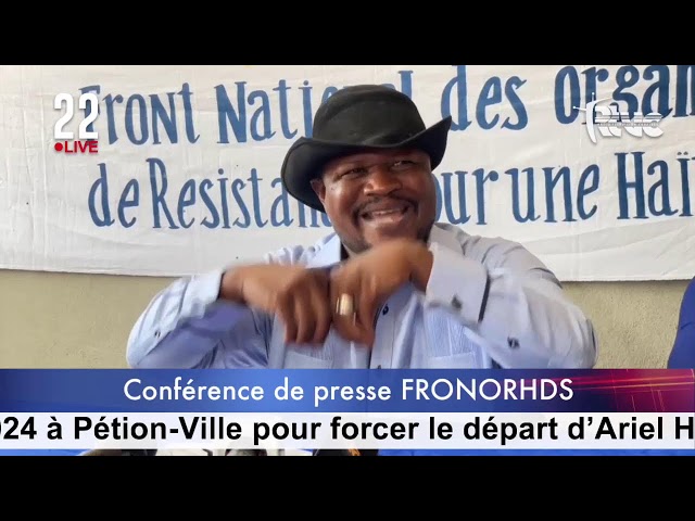 Politique : FRONORHDS annonce la tenue d’une manifestation le mercredi 31 janvier à Pétion-Ville