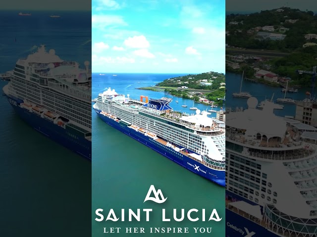 Saint Lucia welcomes Celebrity BEYOND to Port Castries Today 23rd, January 2024.