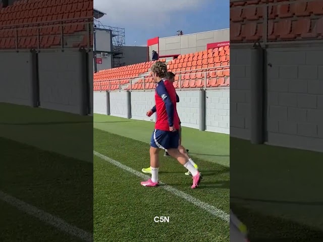 La ENTRADA de GRIEZMANN y DE PAUL al ENTRENAMIENTO