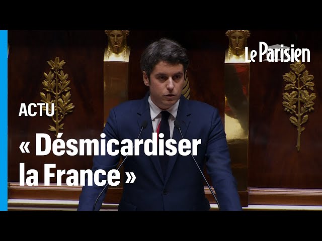 Discours de politique générale : ce qu’il faut retenir des annonces de Gabriel Attal