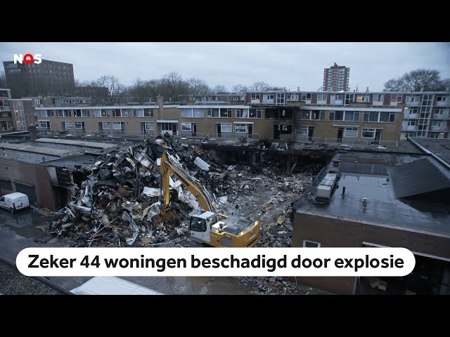 ⁣Grote schade in Rotterdam na explosie