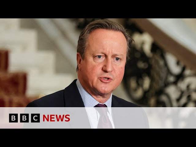 UK considering recognising Palestine state, Lord Cameron says | BBC News