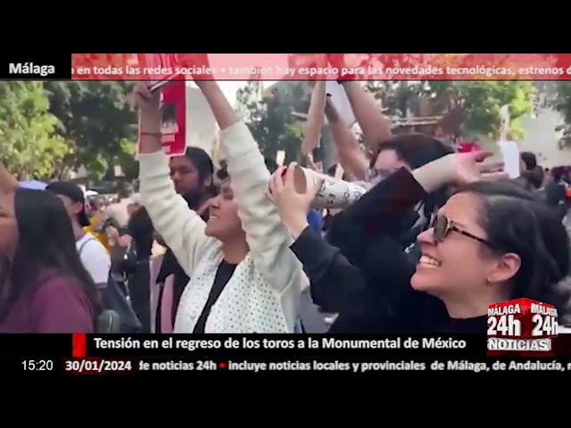 Noticia - Tensión en el regreso de los toros a la Monumental de México