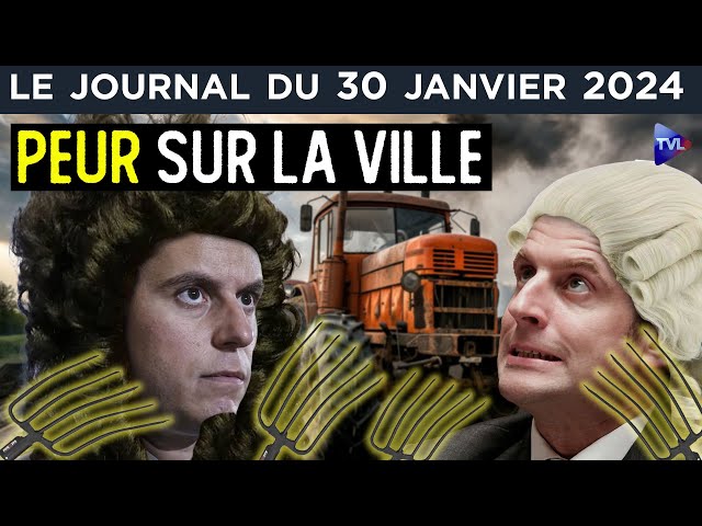 Agriculteurs en colère : les sueurs froides du pouvoir  - JT du mardi 30 janvier 2024