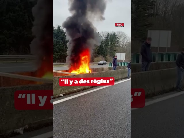 « Vous voulez qu’on soit virés ? Continuez ! Il y a des règles. Pas de déchets, pas de pneus. »