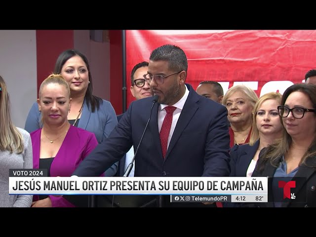 Jesús Manuel Ortiz presenta su equipo de campaña