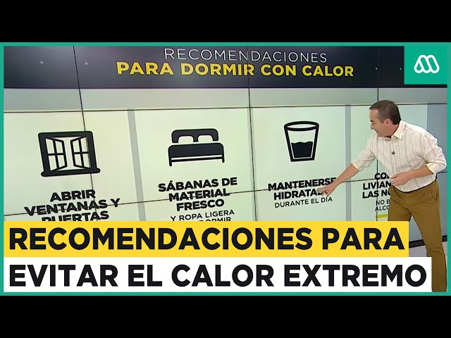 Medidas para evitar el calor extremo: Altas temperaturas durante el día y la noche