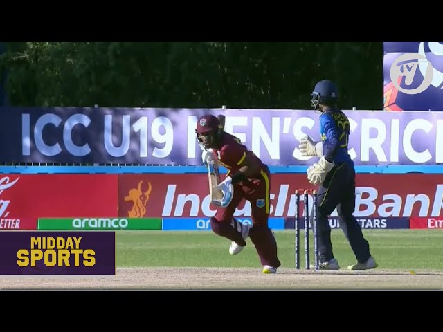 Windies U19 Beat Sri Lanka U19 by 3 Wickets in Super Stage at ICC World Cup #tvjmiddaysportsnews