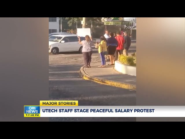 UTech Staff Stage Peaceful Salary Protest | News | CVMTV