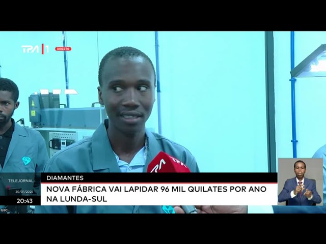 Diamantes - Nova fábrica vai lapidar 96 mil quilates por ano na Luanda-Sul