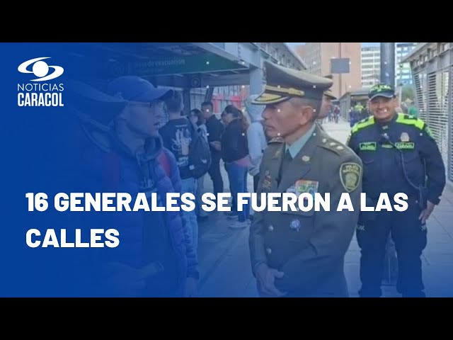 ¿Por qué el director de la Policía llegó de sorpresa a una estación en Bogotá?