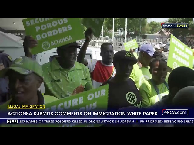 ActionSA submits comments on immigration white paper