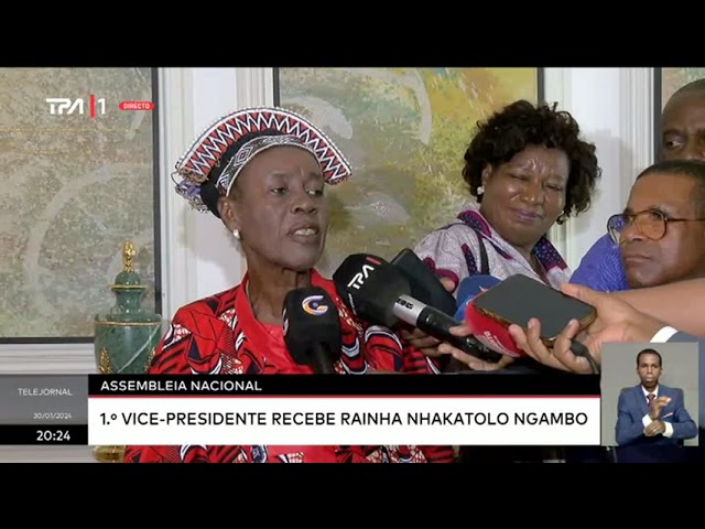 Assembleia Nacional  1º-Vice Presidente  recebe Rainha Nhakatolo Ngambo