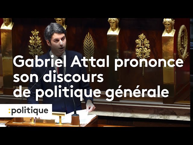 Gabriel Attal prononce son discours de politique générale
