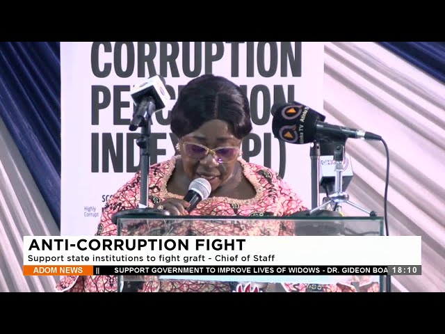 Anti-Corruption: Support state institutions to fight graft – Chief of Staff - Adom TV News (30-1-24)