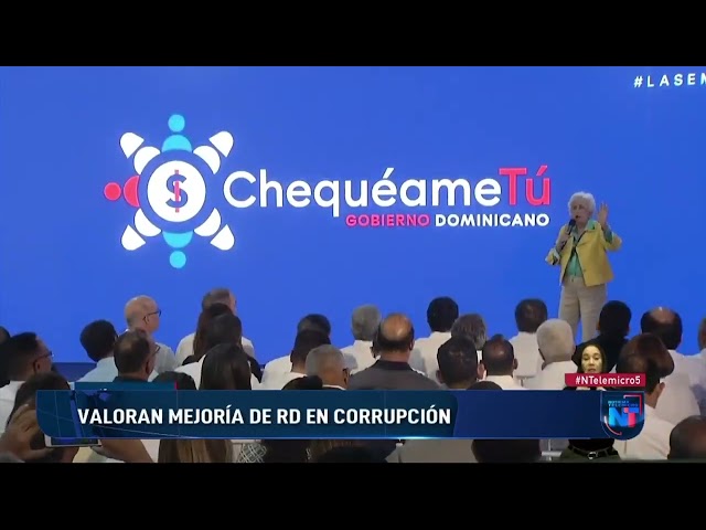 Representantes de la Sociedad Civil valoran mejoría de RD en corrupción