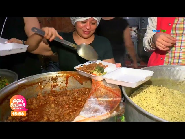 Fueron 250 personas que se les dio de comer en una iniciativa del chef Beto Castillo.