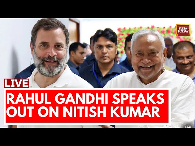 Rahul Gandhi Bharat Jodo Nyay Yatra Speech LIVE | Rahul On Nitish Kumar's Resignation | India T