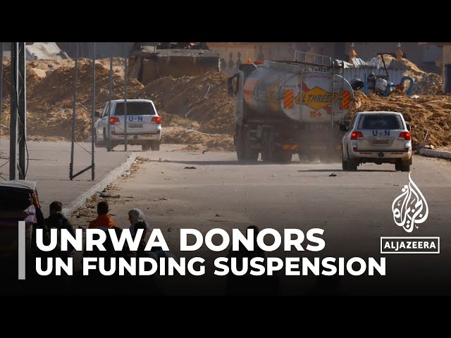 UN Secretary General meets UNRWA donors: Numerous countries suspend funding of UN agency