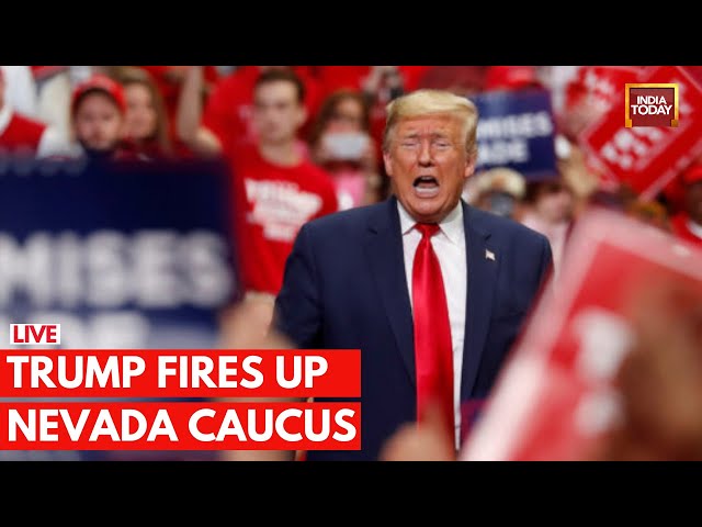 Donald Trump Speech LIVE Today | Donald Trump Addresses Nevada Caucus LIVE | India Today News LIVE