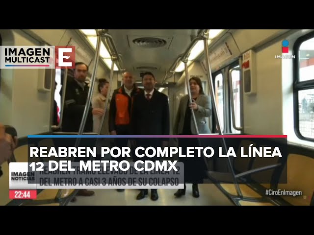 Así fue la reapertura de la Línea 12 del Metro de CDMX