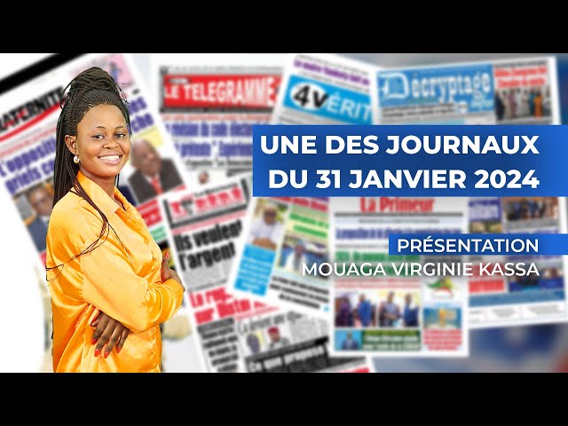 UNE DES JOURNAUX DU 31 01 2024