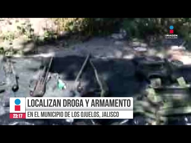 Aseguran 6 vehículos con drogas y armas en los Ojuelos, Jalisco | Imagen Noticias GDL con Rey Suárez