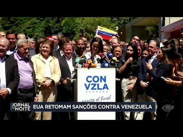 EUA retomam sanções contra Venezuela