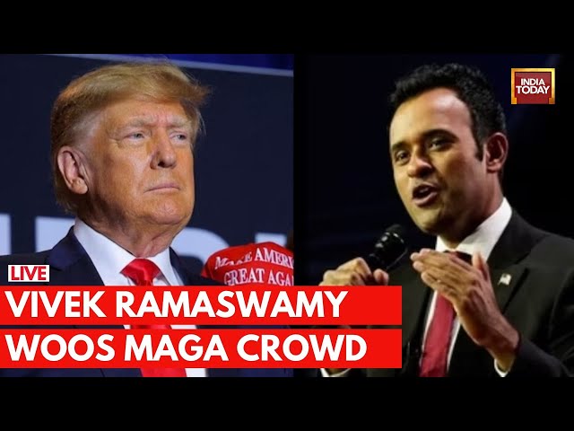 Vivek Ramaswamy Speech LIVE | Vivek Ramaswamy's Grand Speech On Donald Trump LIVE| US Elections