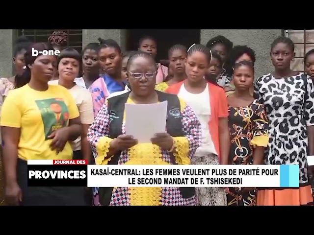 Kasaï-central : les femmes veulent plus de parité pour le second mandat de Félix TSHISEKEDI