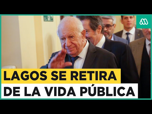 Expresidente Ricardo Lagos anuncia que se retira de la vida pública