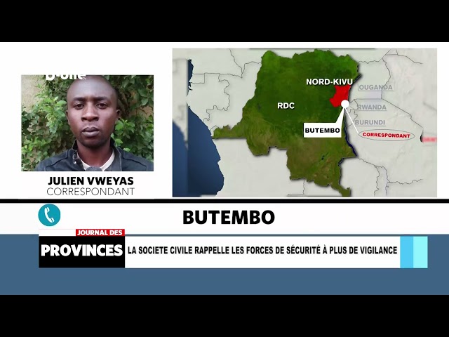 Butembo : La société civile rappelle les forces de sécurité à plus de vigilance