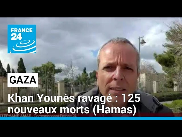 Bande Gaza : le centre-ville de Khan Younès ravagé • FRANCE 24