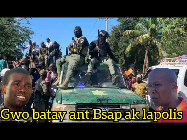 Gwo batay pete nan moman an la ant Bsap ak lapolis,Guy Philippe nan cho tèt li preske eklate la